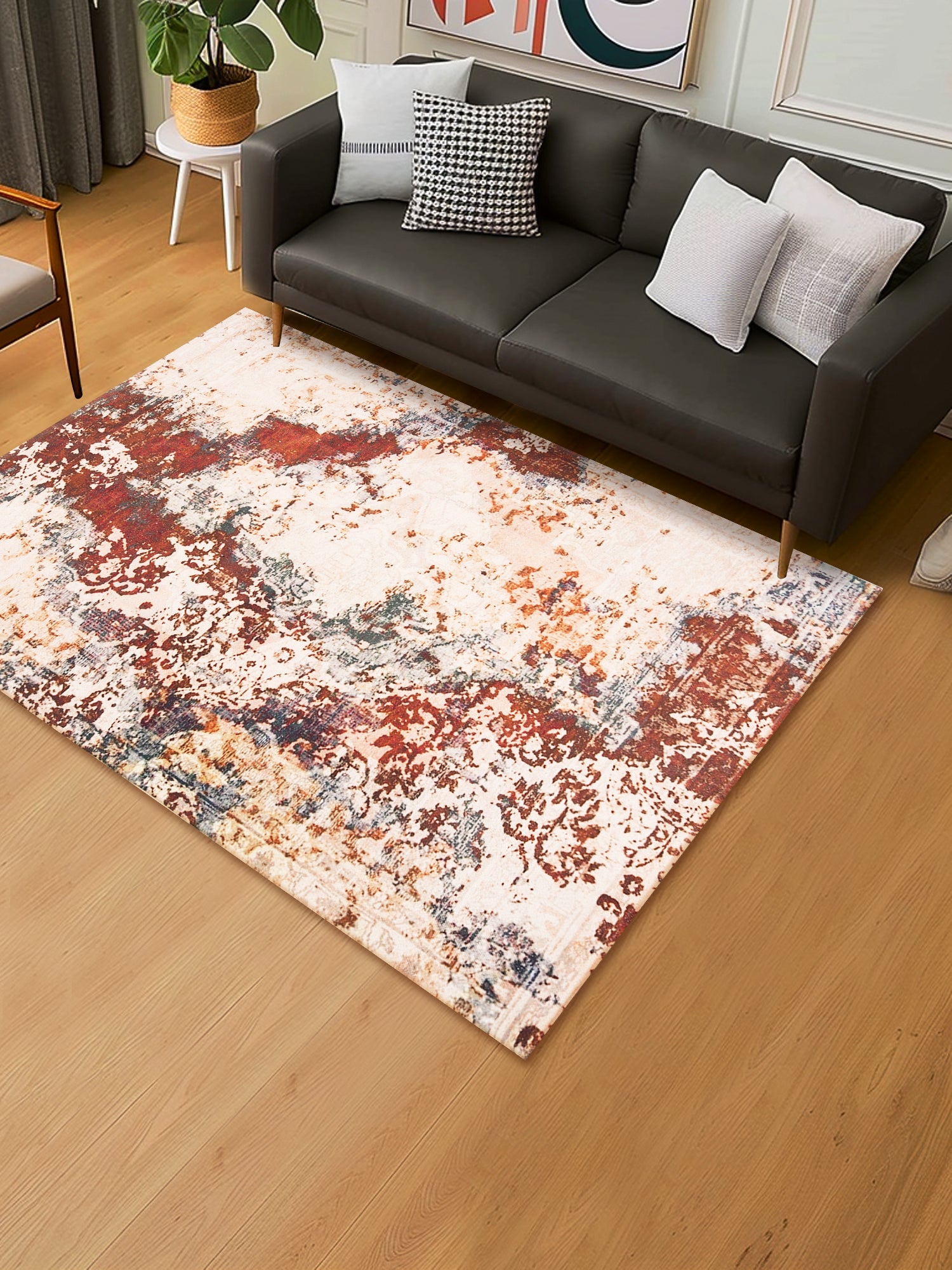Kimuri Digital-Printed Cotton Rug