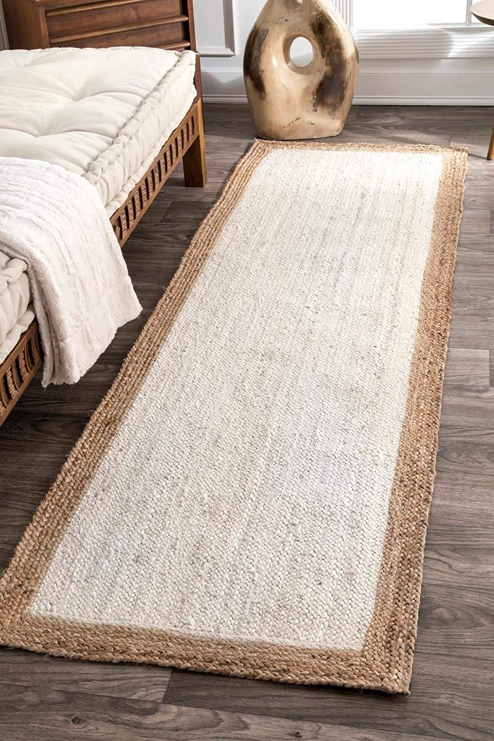 Empty Braided Jute Rug