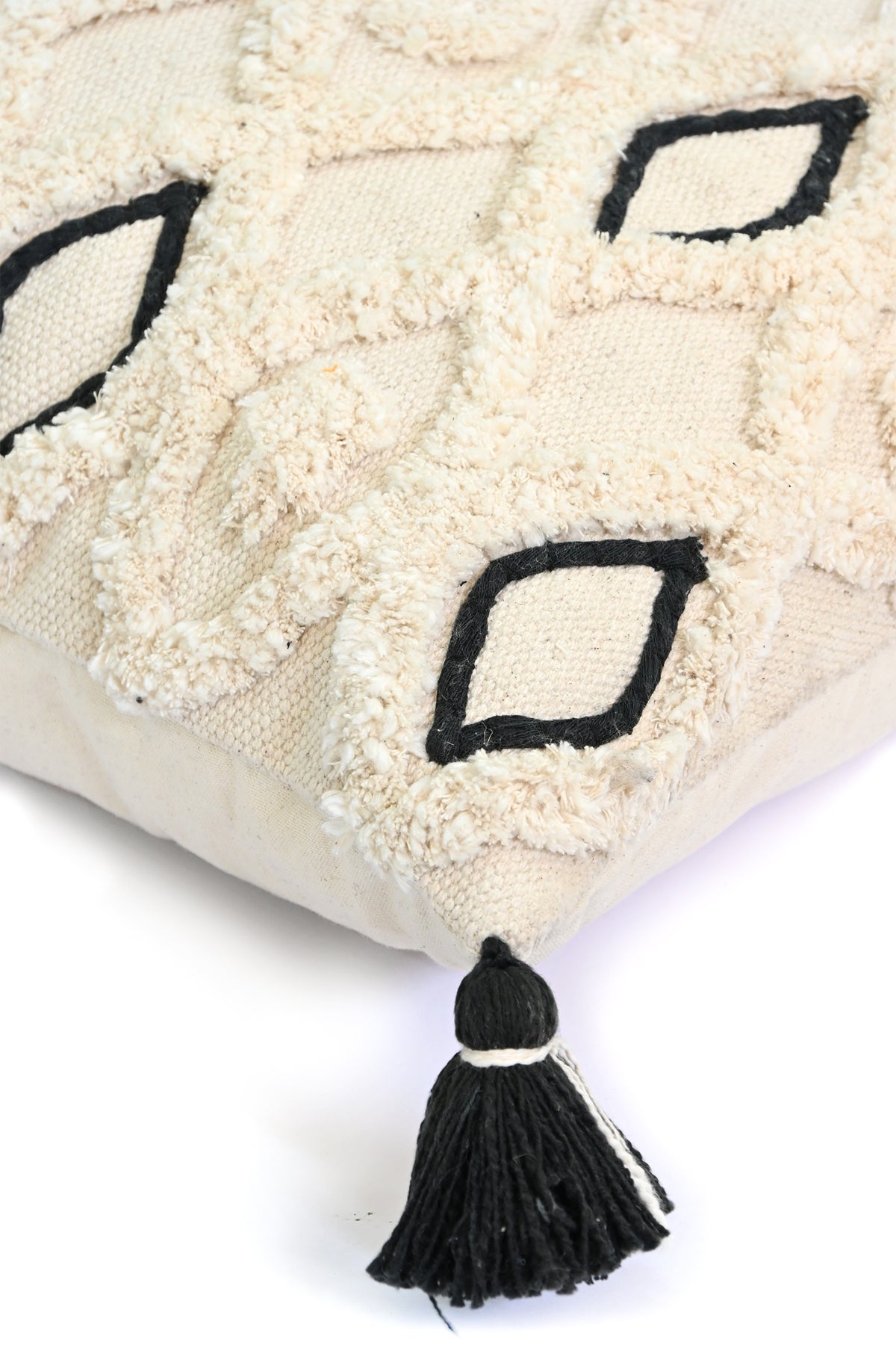 Auralin Hand-Embroidered Square Cushion Cover