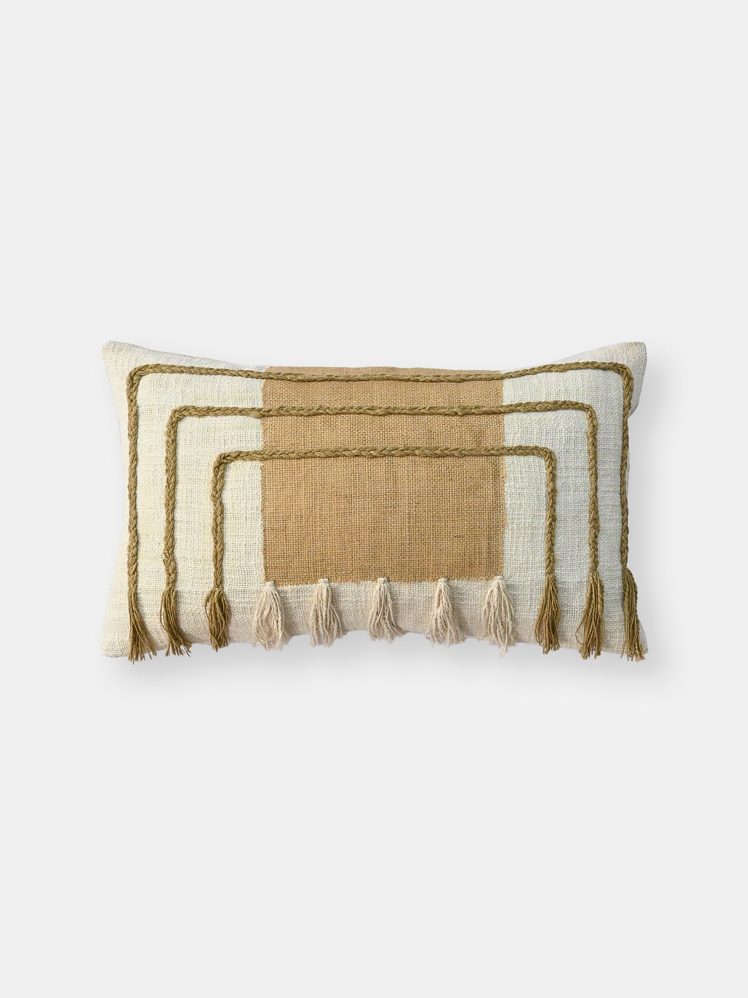 Burl Handwoven Lumbar Cushion Cover