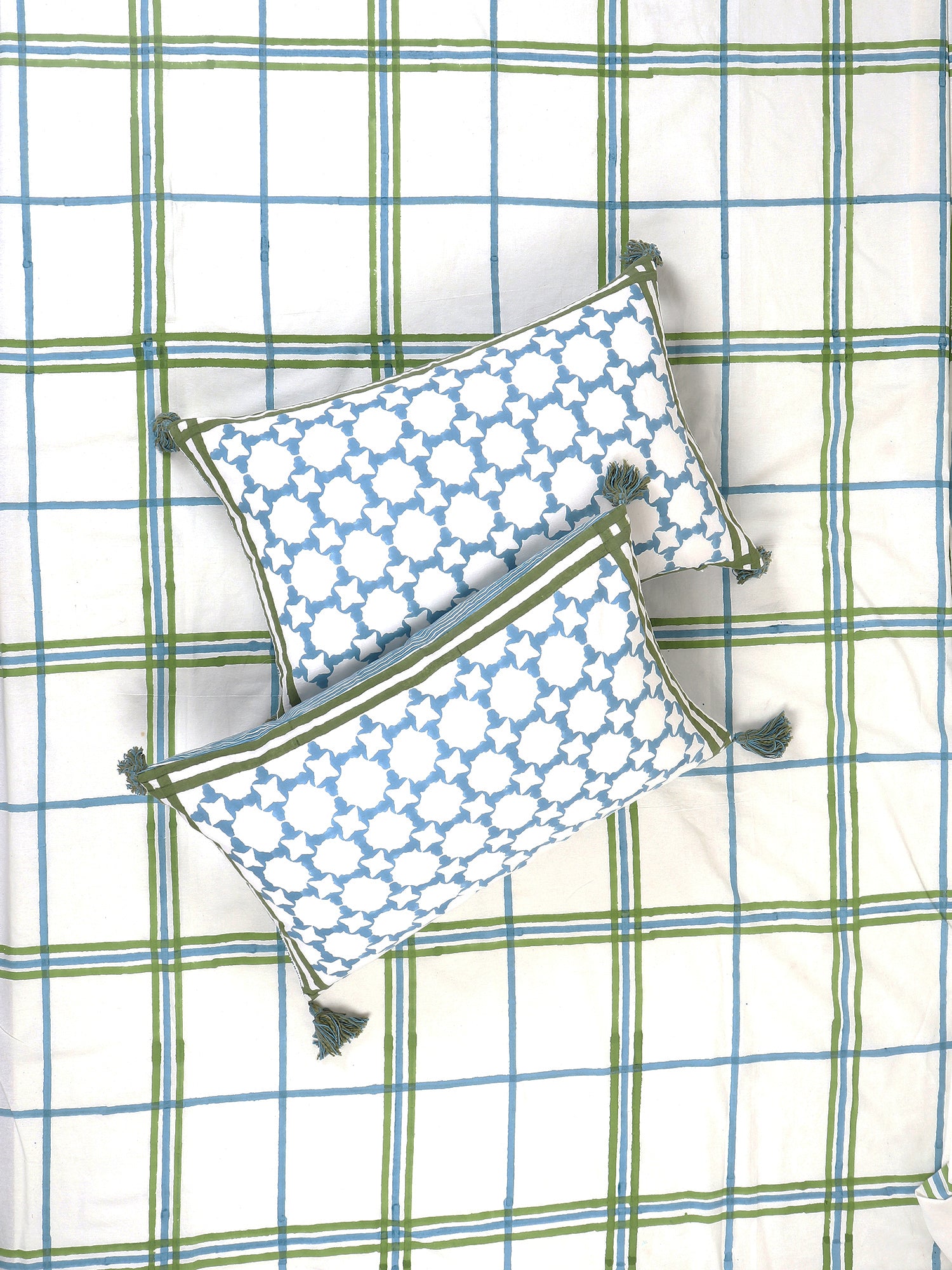 SNOOVIA COTTON PRINTED DOUBLE BEDSHEET WITH PILLOW