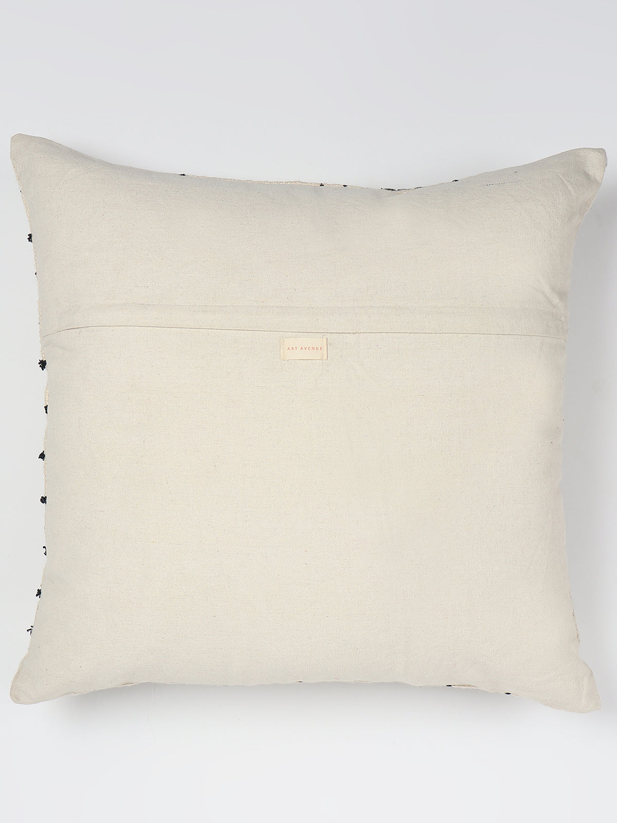 Stellar Oasis Block-Printed Square Cushion Cover