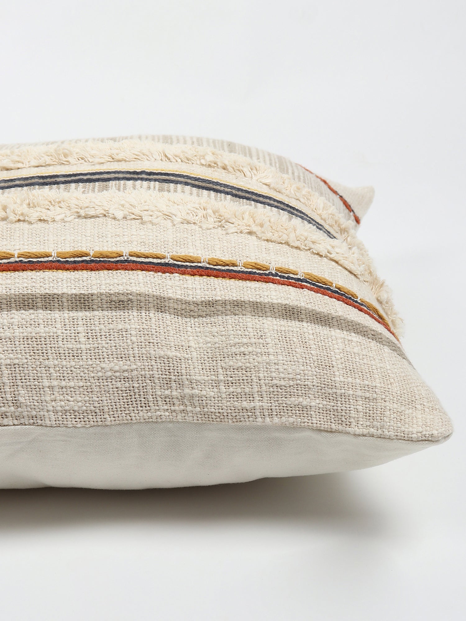 Eithne Printed Tufted Square Cushion Cover