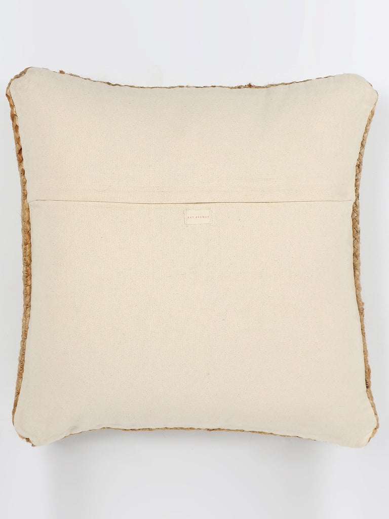 Vata Braided Jute Square Cushion Cover