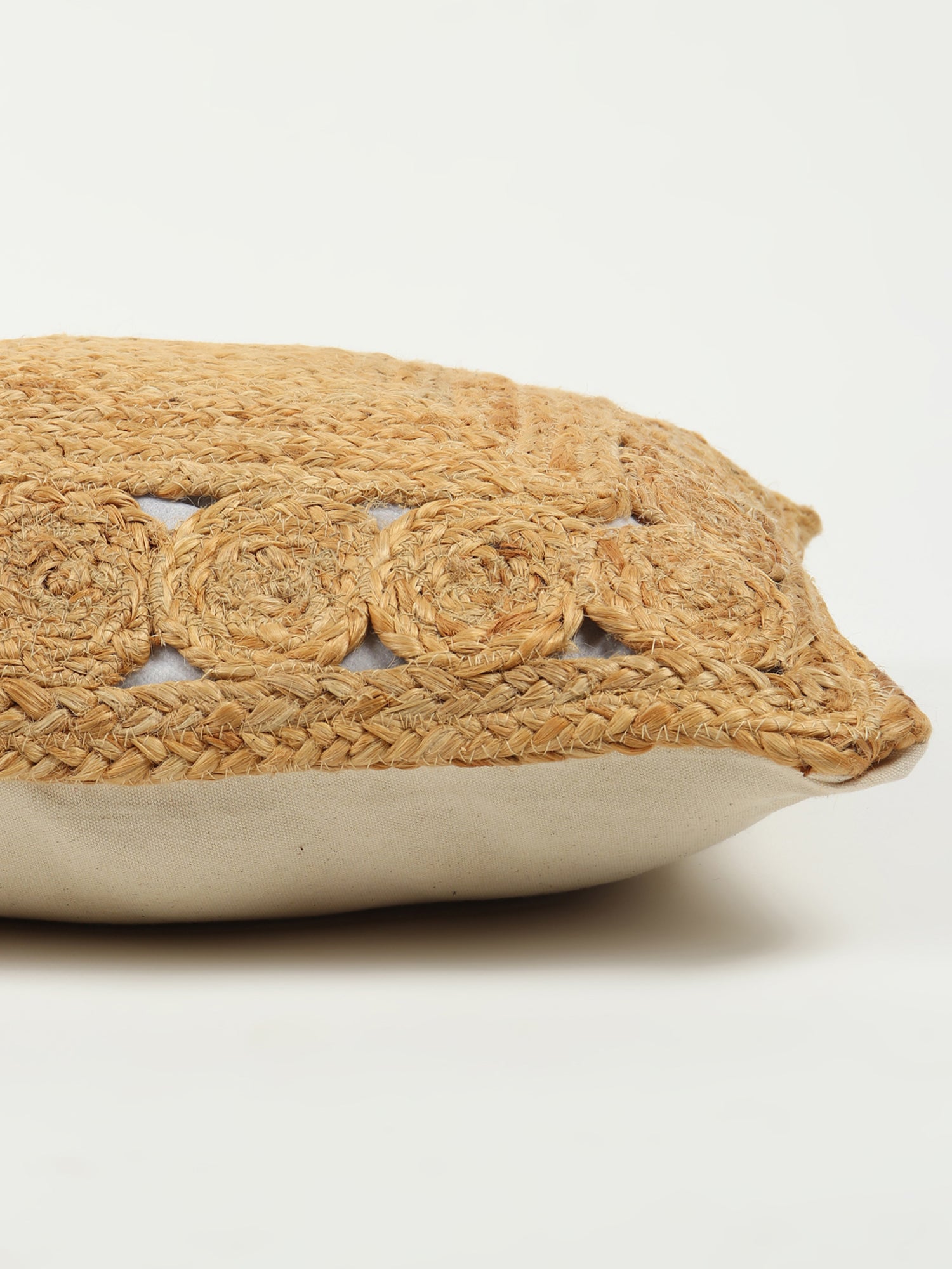 Althaia Braided Jute Lumbar Cushion Cover