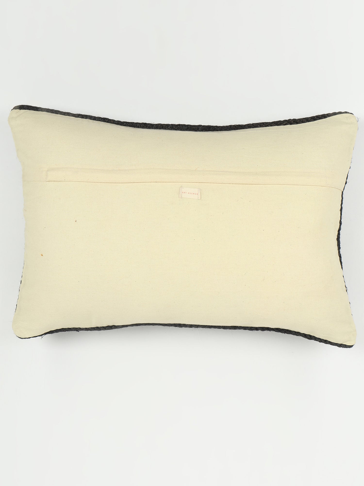 Kashiwa Overdyed Braided Jute Lumbar Cushion Cover