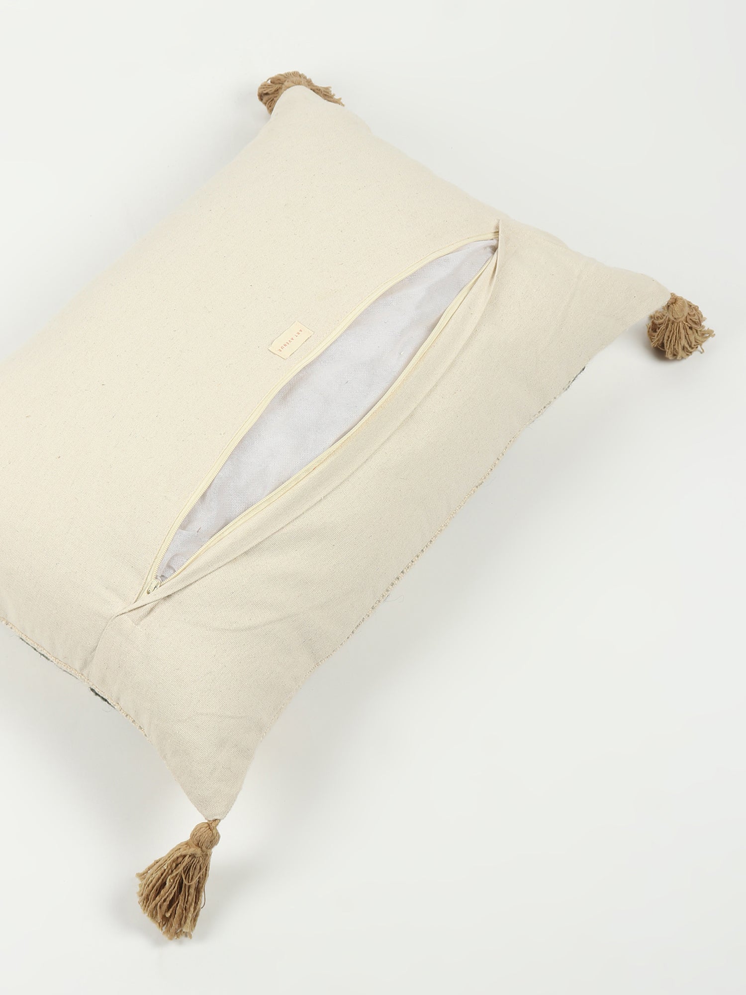 Amulius Tree Hand-Embroidered Lumbar Cushion Cover