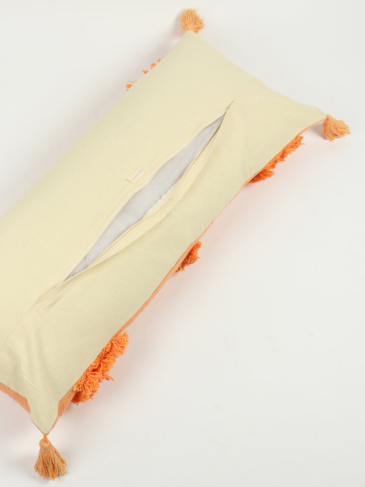 Sirsa Overdyed Shaggy Lumbar Cushion Cover