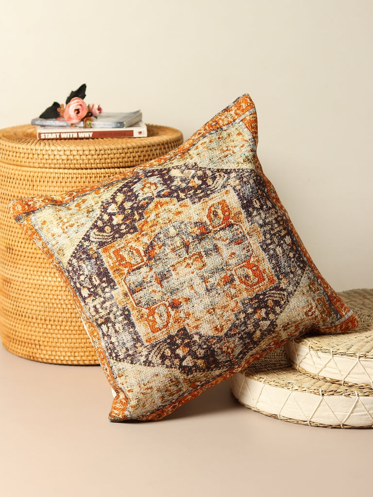 Kane Digital-Printed Square Cushion Cover