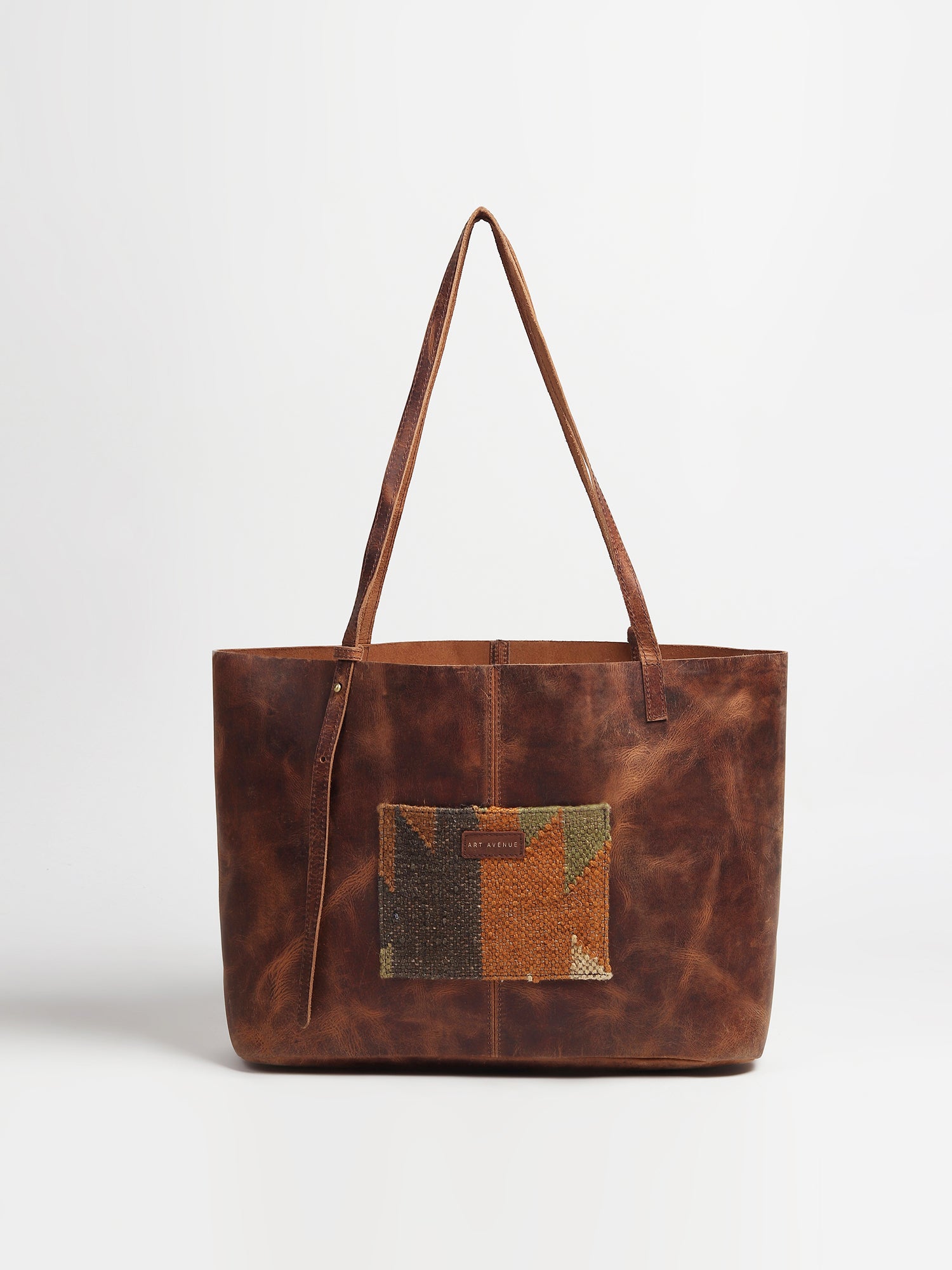 Avarice tote bag on shoulder — Art Avenue