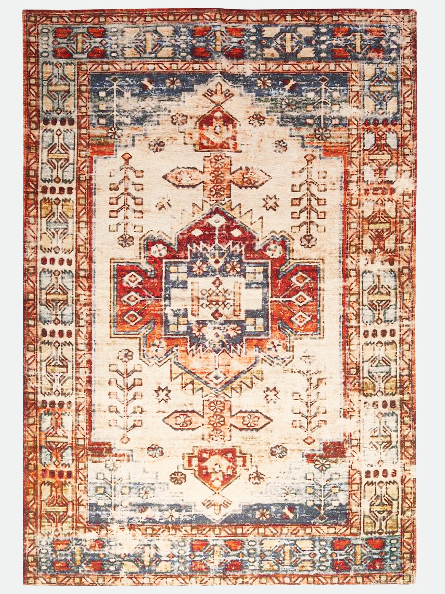 Meswak Digital-Printed Cotton Rug