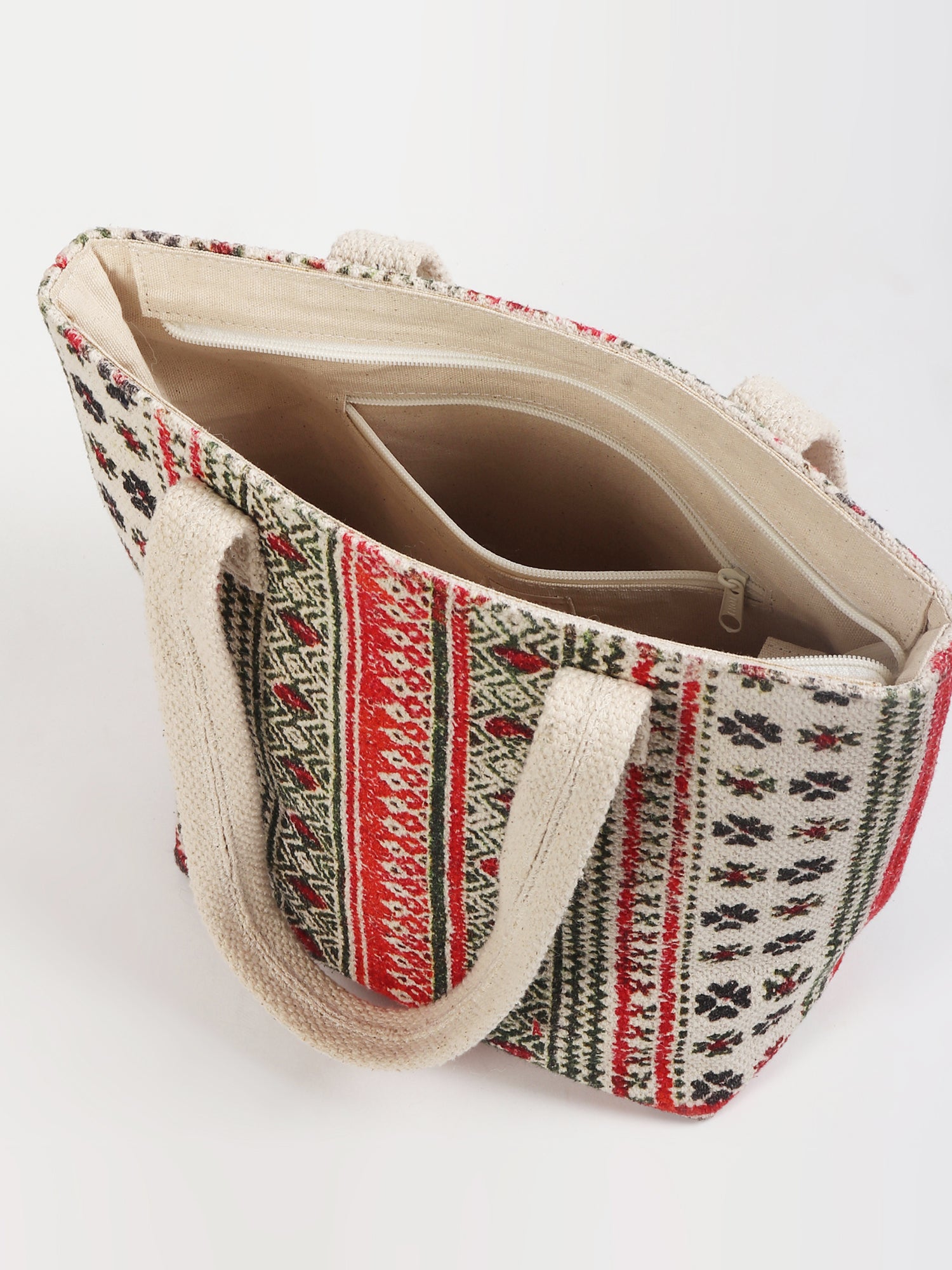 Beckon tote bag handle detail — Art Avenue