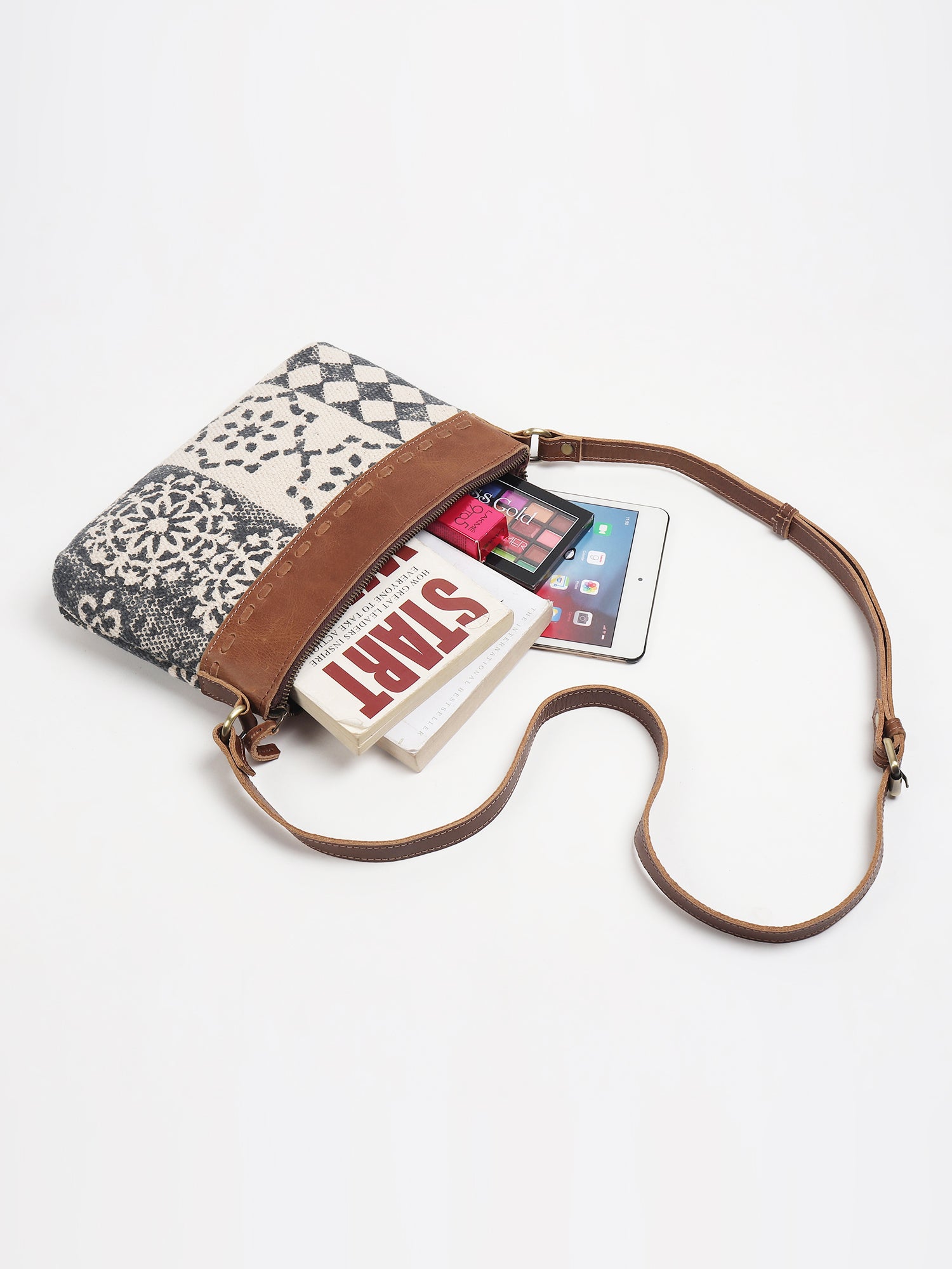 Charlotte sling bag alternate angle — Art Avenue