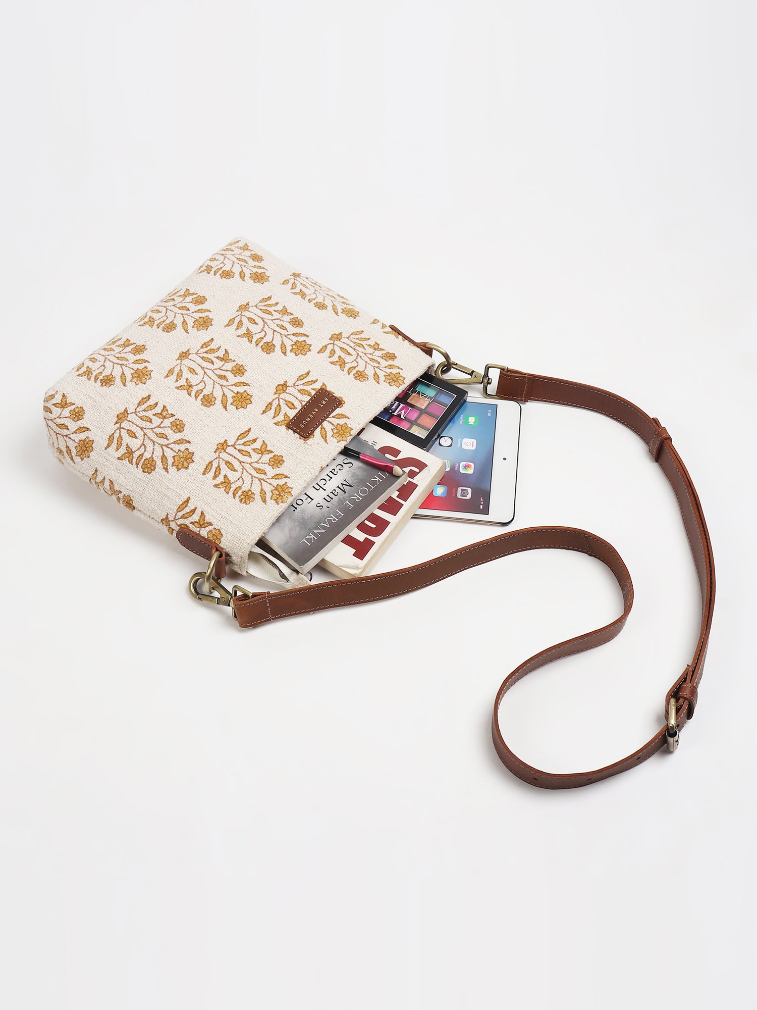 Charlie sling bag alternate angle — Art Avenue
