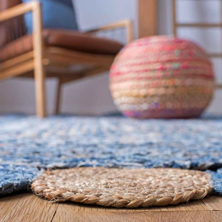 Civilian Braided Jute & Denim Rug