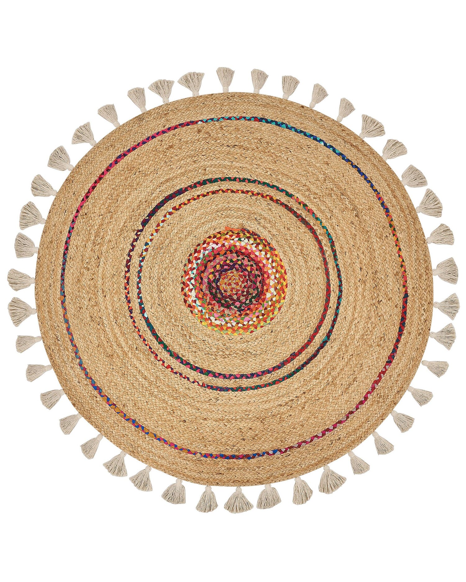 Auckland Round Braided Jute Rug