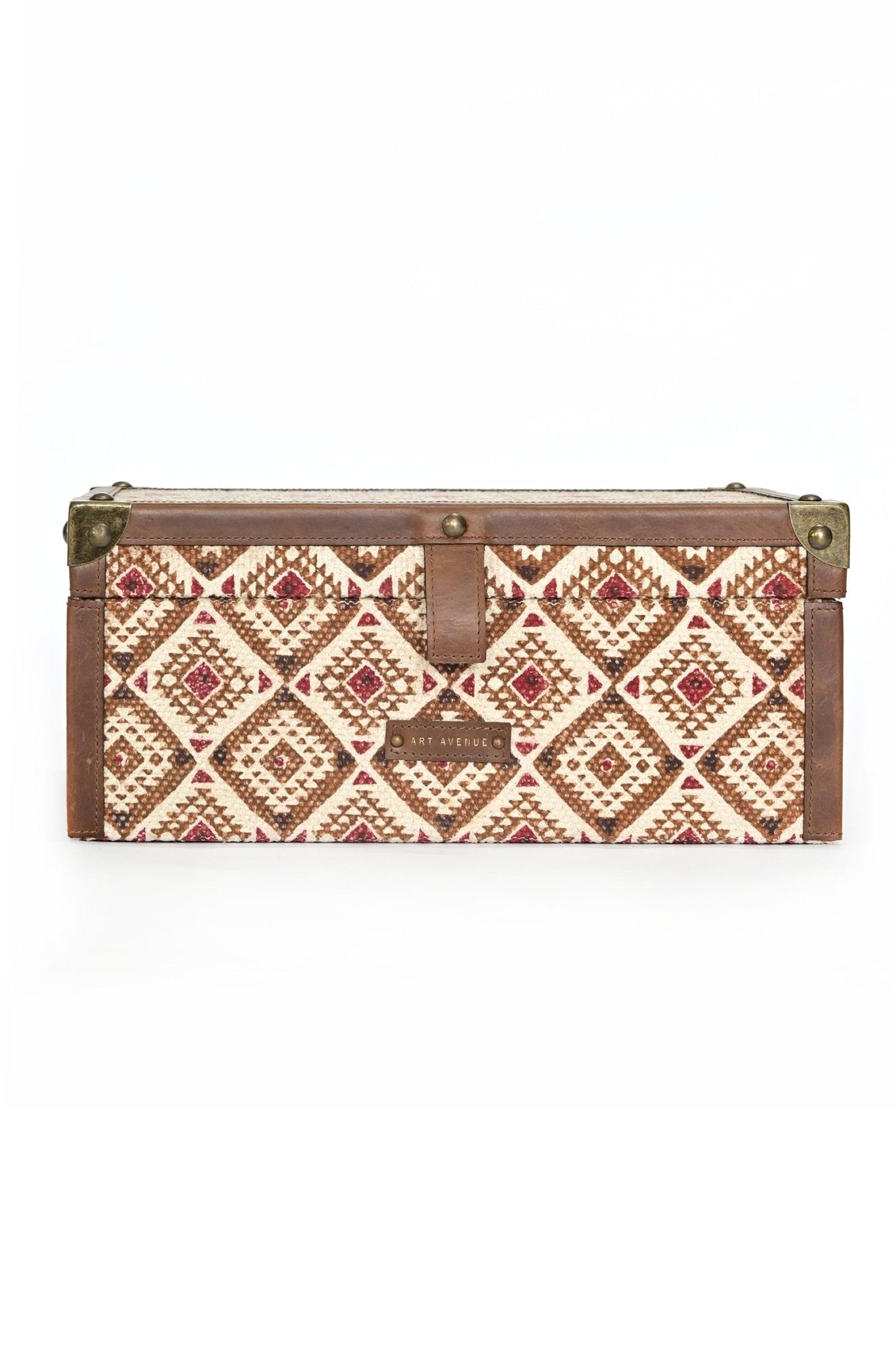 ASTRO- LEATHER & COTTON PRINTED ACCESSORIES BOX - ART AVENUE
