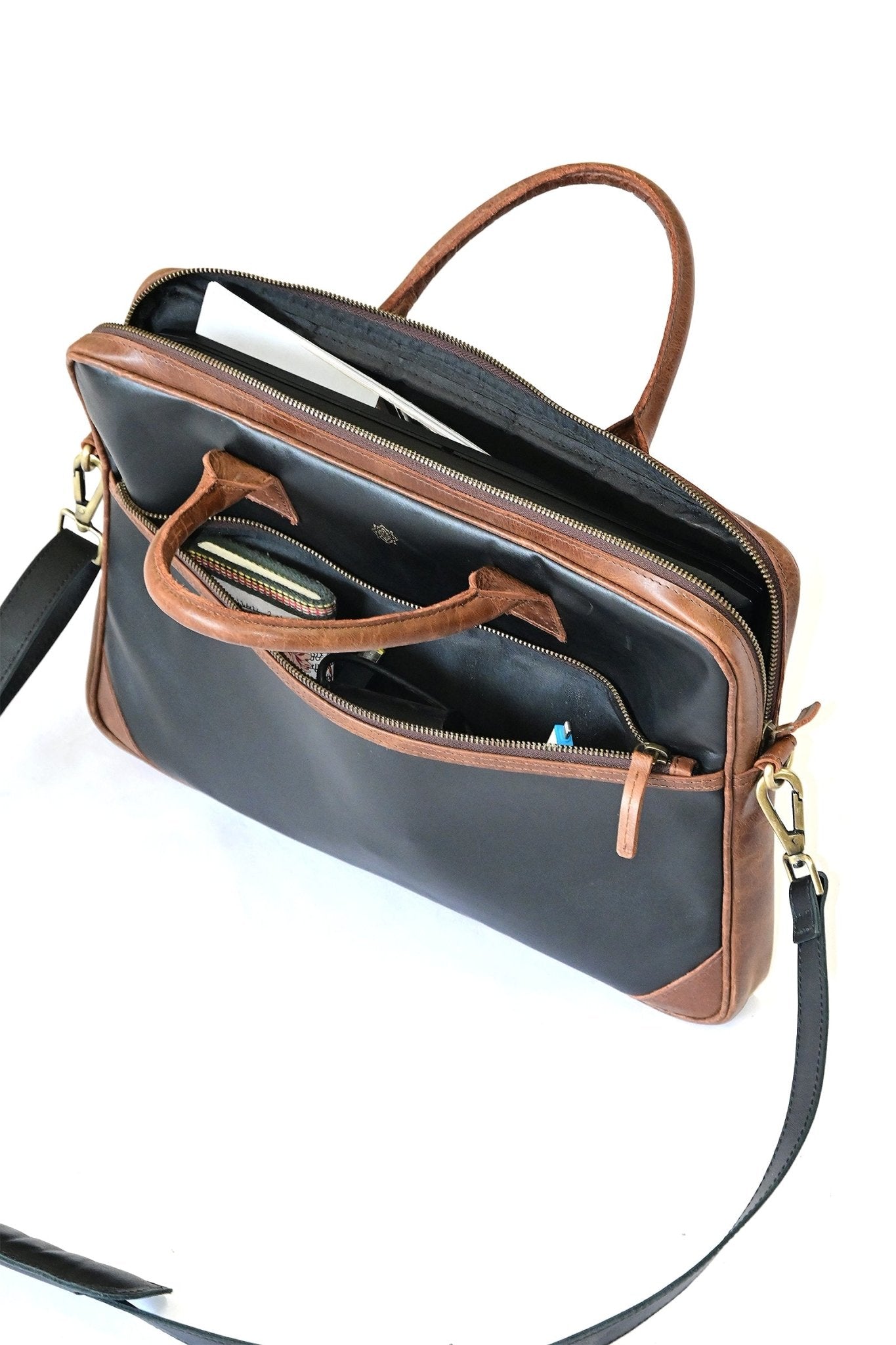 ALITE - LEATHER LAPTOP BAG - ART AVENUE