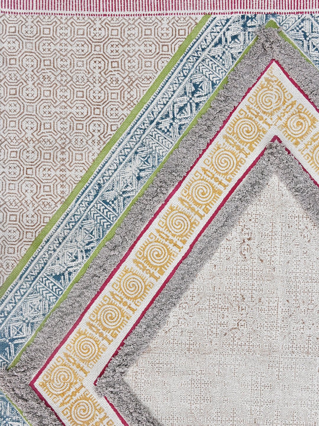 ADAH - BLOCK PRINTED RUG - ART AVENUE