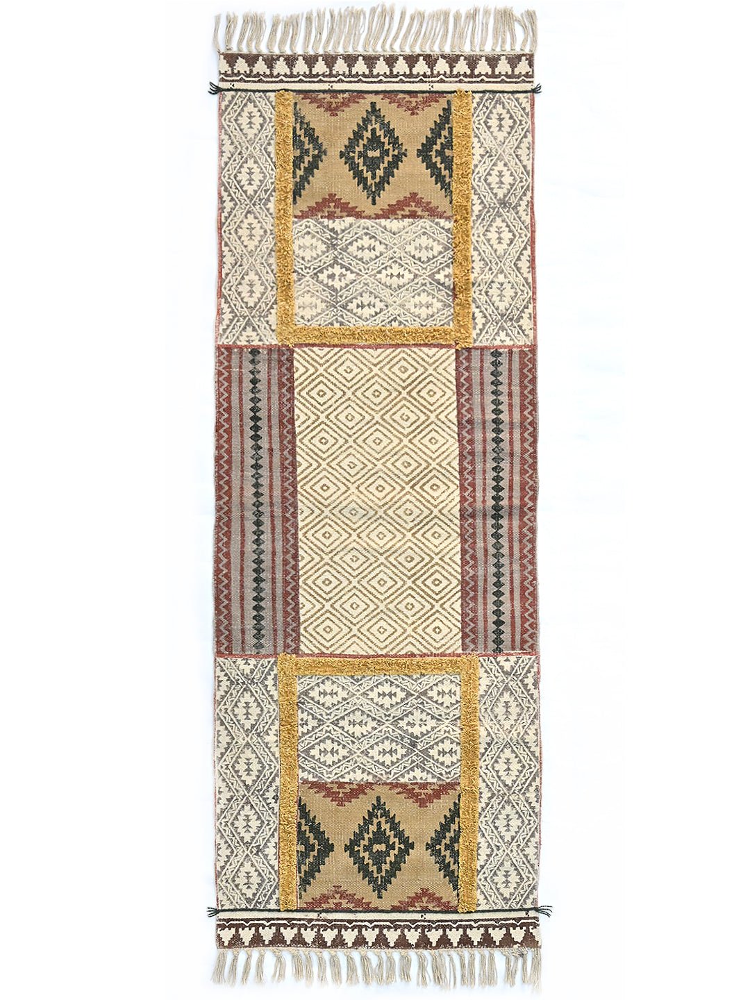 AURO -BLOCK PRINTED FLOOR RUNNER - ART AVENUE