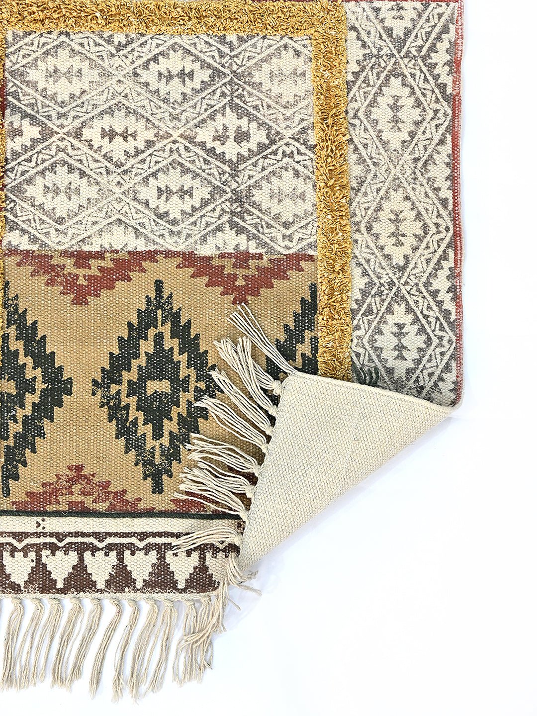 AURO -BLOCK PRINTED FLOOR RUNNER - ART AVENUE