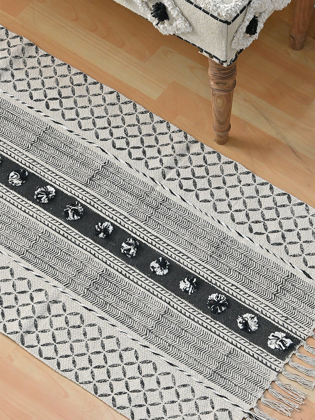 ALLISON- BLOCK PRINTED FLOOR RUNNER - ART AVENUE