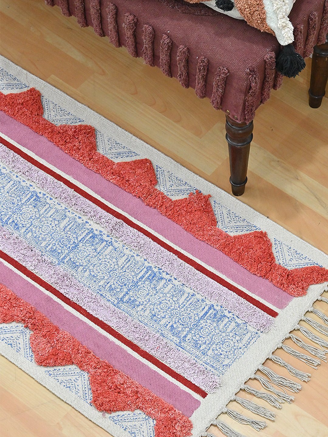 JULIETTE- BLOCK PRINTED FLOOR RUNNER - ART AVENUE
