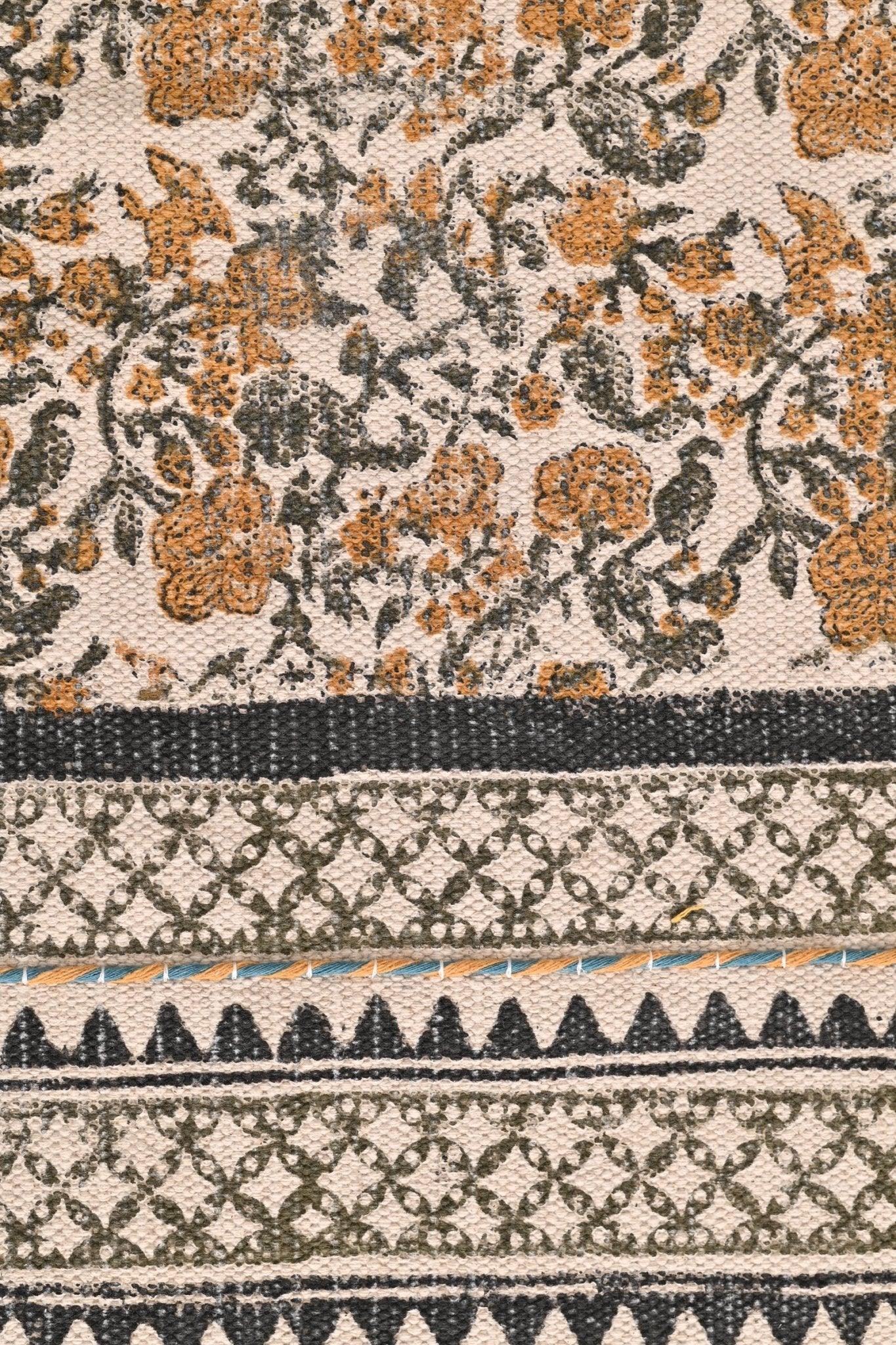 AMELIA - BLOCK PRINTED FLOOR RUNNER - ART AVENUE