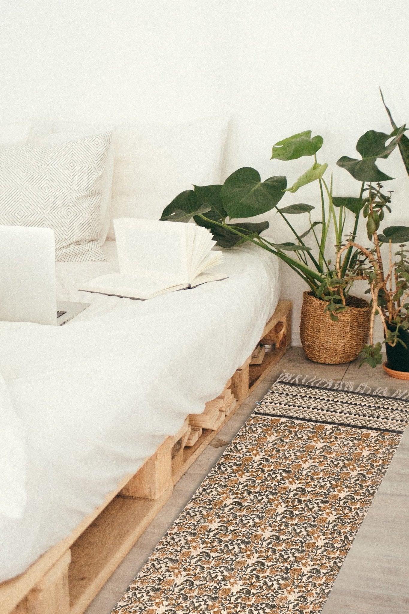 AMELIA - BLOCK PRINTED FLOOR RUNNER - ART AVENUE