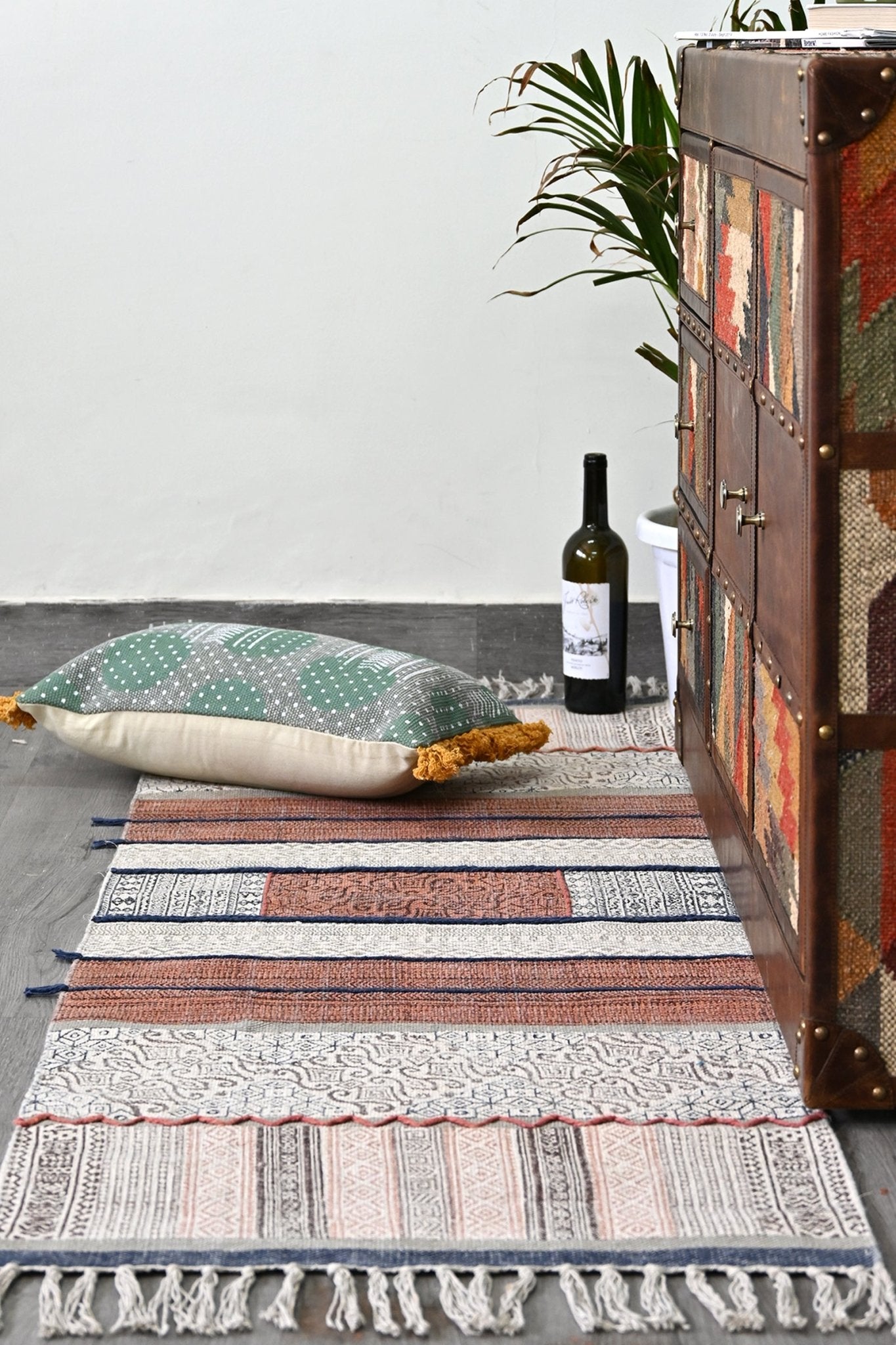 AURORA - BLOCK PRINTED FLOOR RUNNER - ART AVENUE