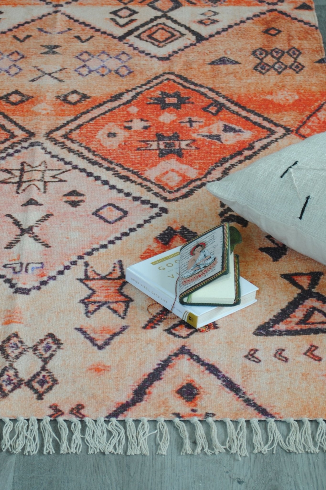 Castanea cotton rug pattern — Art Avenue Jaipur