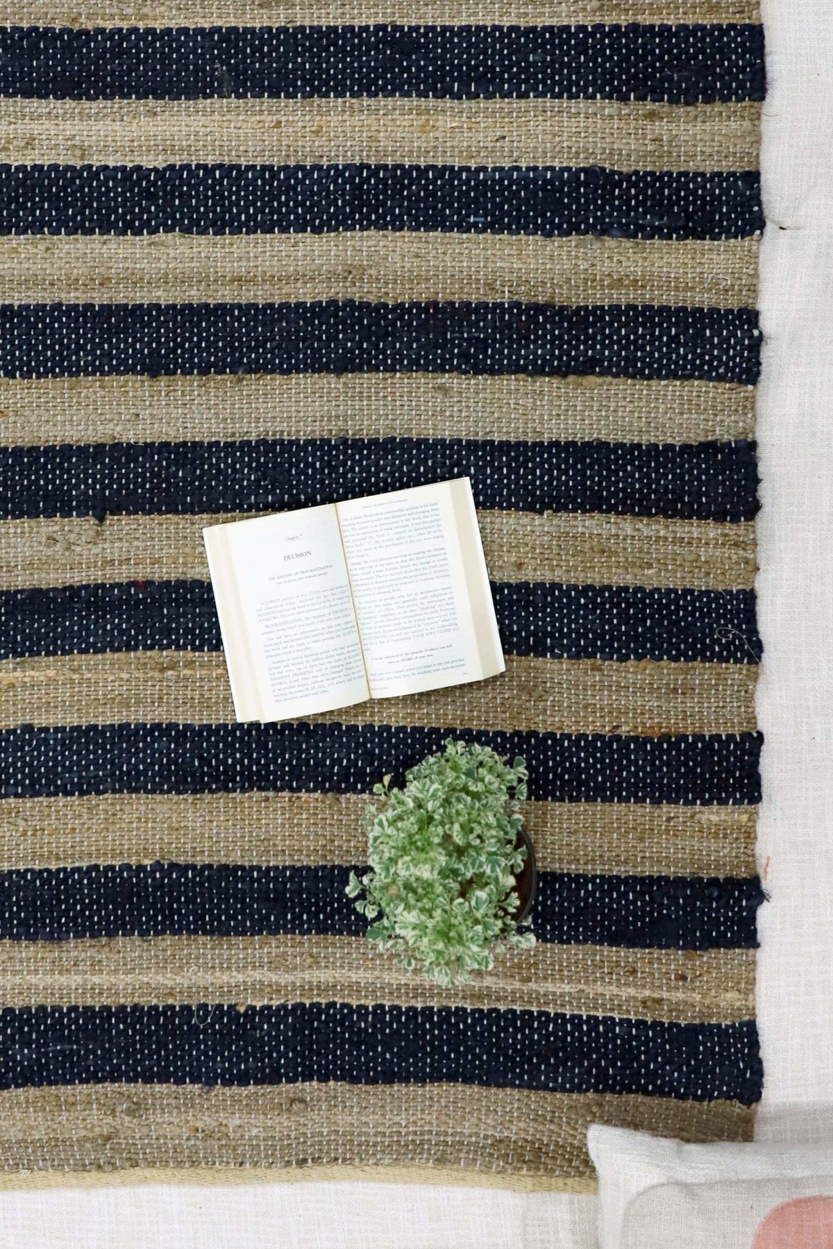 Darky woven rug — texture detail — Art Avenue