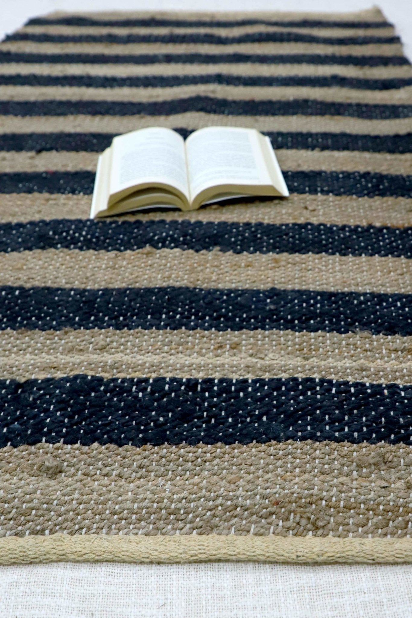 Darky handwoven rug room setting — Art Avenue