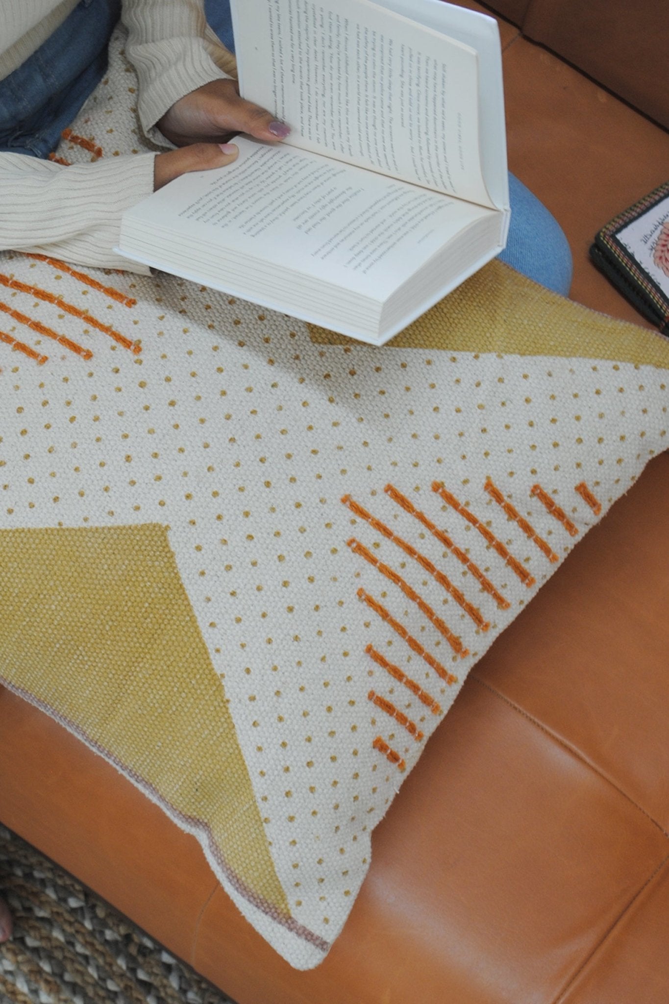 FLEBANE - SQUARE CUSHION COVER - ART AVENUE