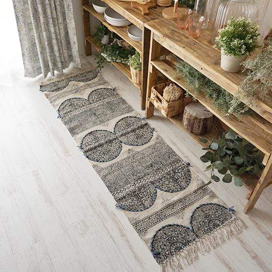 GITEGA - BLOCK PRINTED FLOOR RUNNER - ART AVENUE