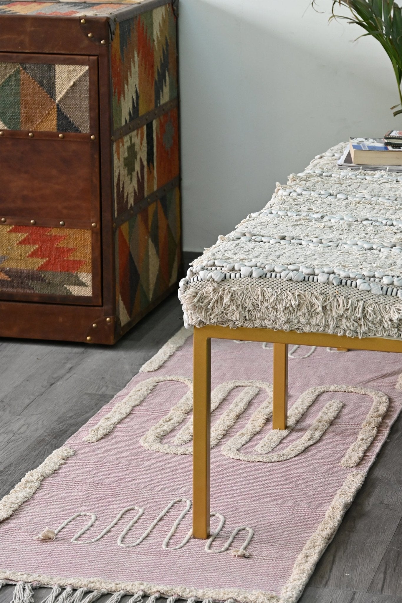 NORMANI - BLOCK PRINTED FLOOR RUNNER - ART AVENUE
