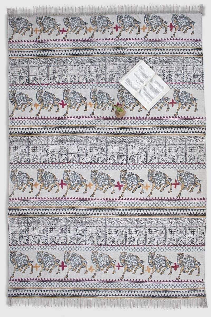 Old Desert hand-embroidered rug — Art Avenue