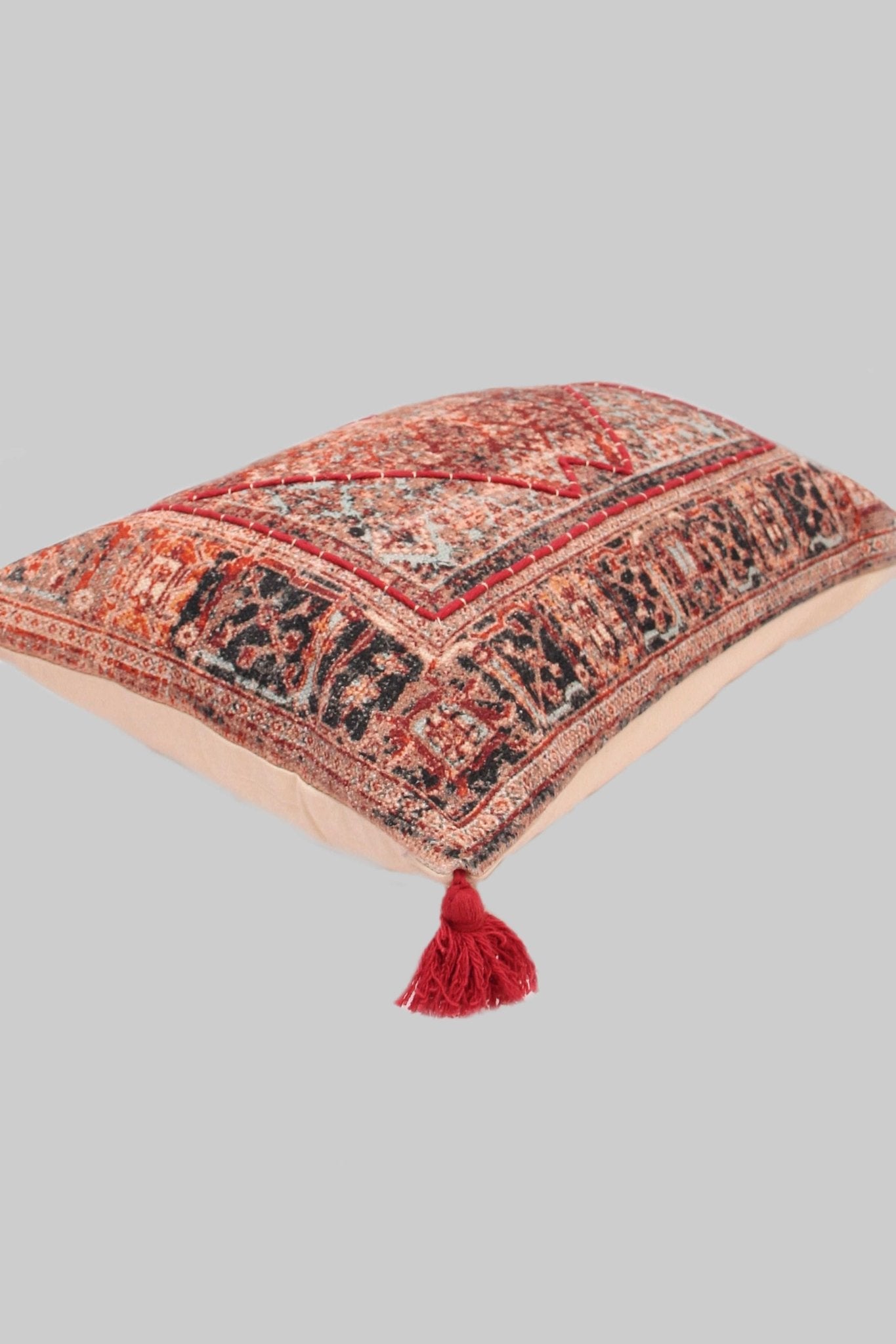 POP - LUMBAR CUSHION COVER -RED - ART AVENUE