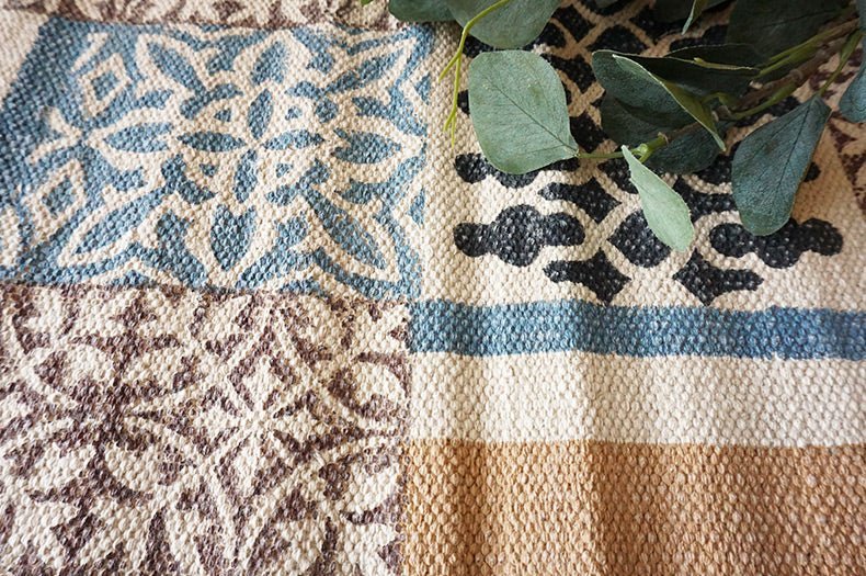 Revolve block-printed runner hallway — Art Avenue India