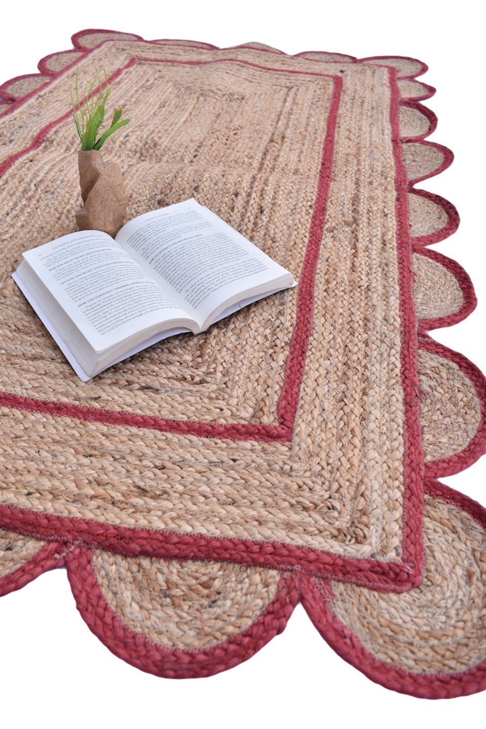 Saoirse braided rug — texture detail — Art Avenue