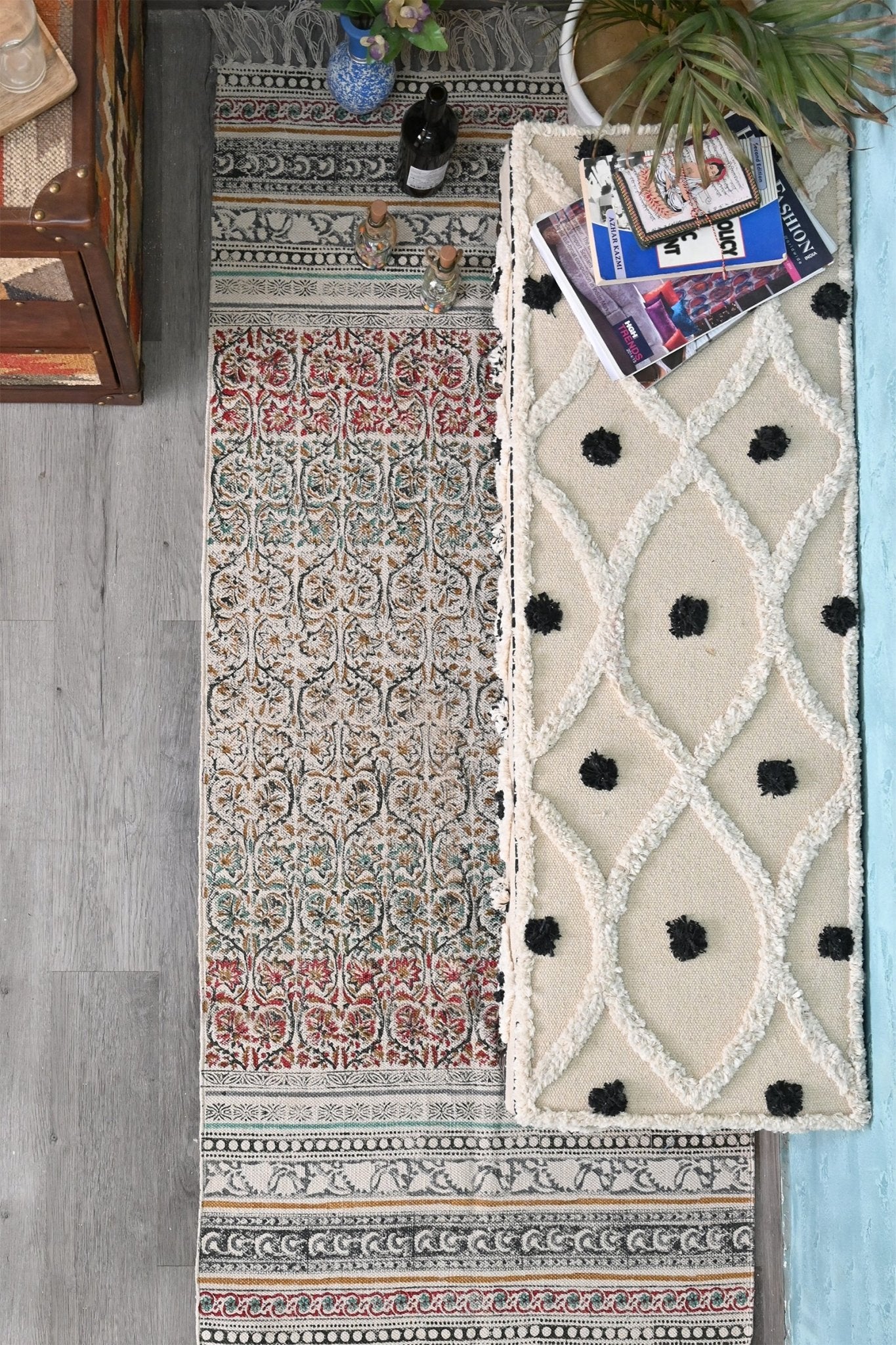 SHYLA - BLOCK PRINTED FLOOR RUNNER - ART AVENUE