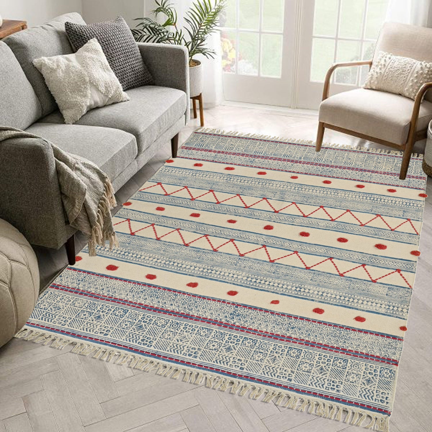 TITLE BLOCK PRINTED RUG - ART AVENUE