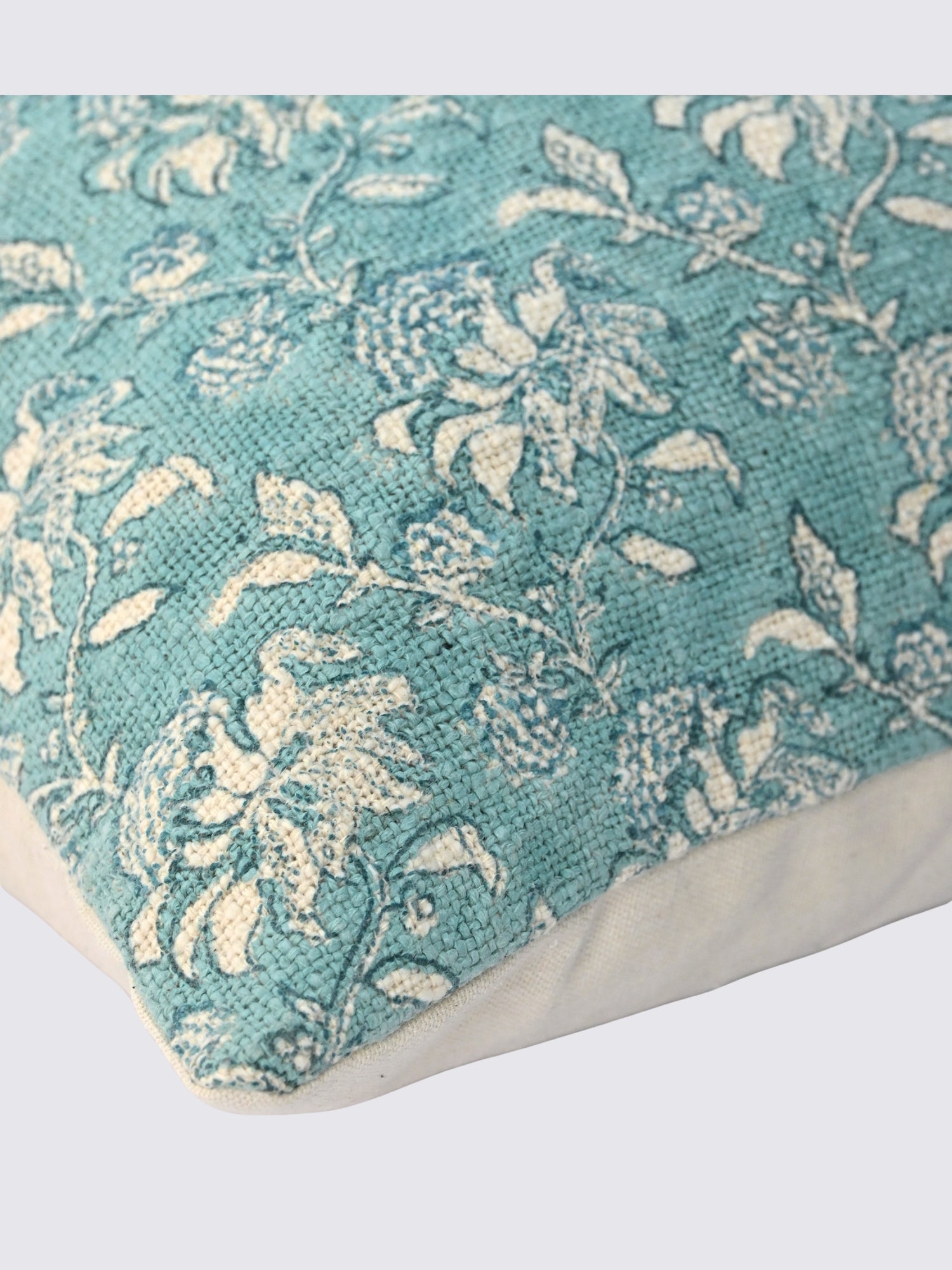 Tulairis Block-Printed Square Cushion Cover