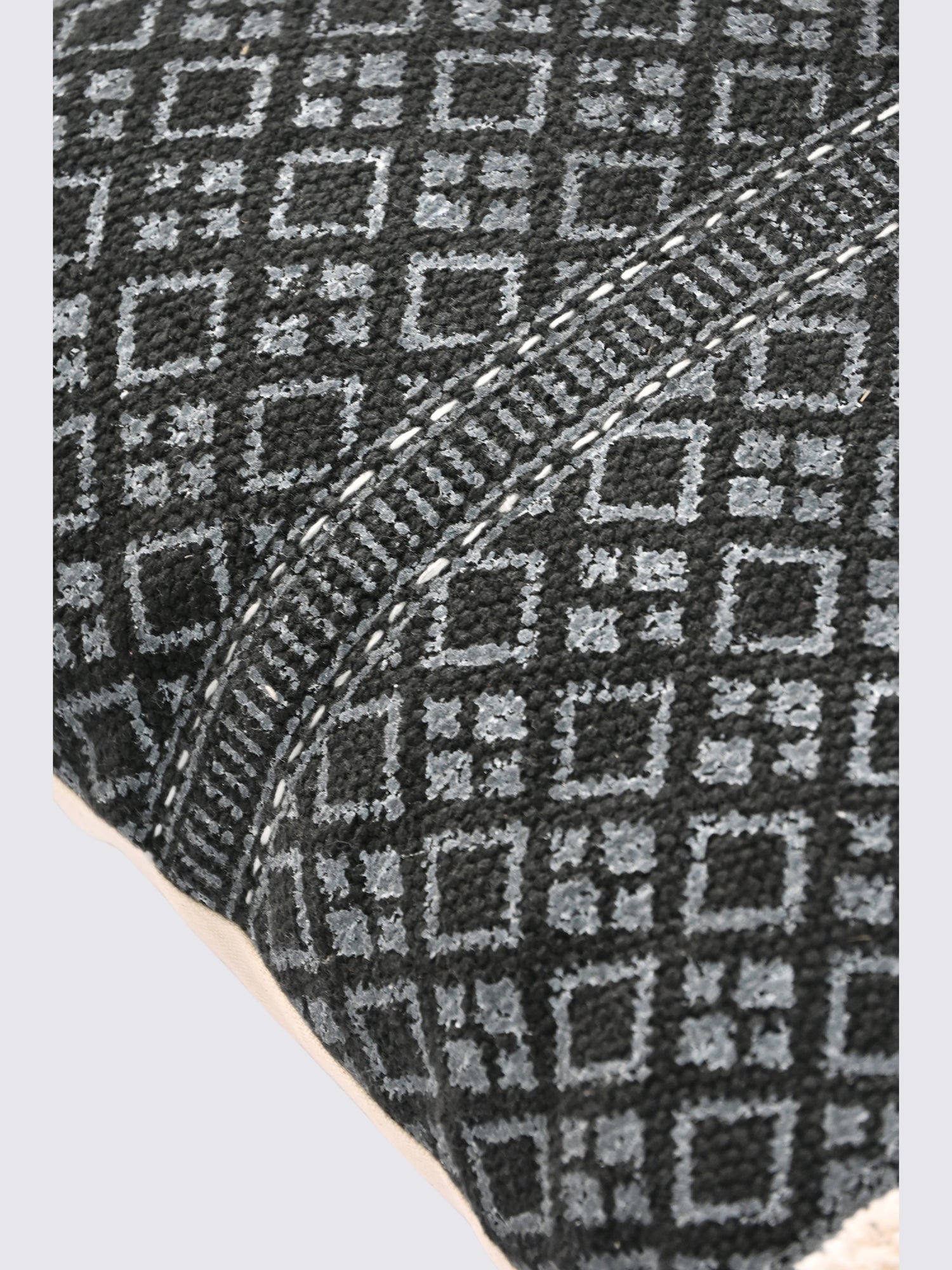 Ravene Block-Printed Square Cushion Cover