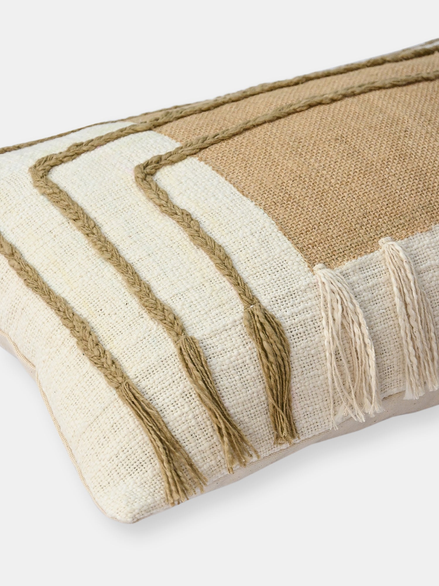 Burl Handwoven Lumbar Cushion Cover