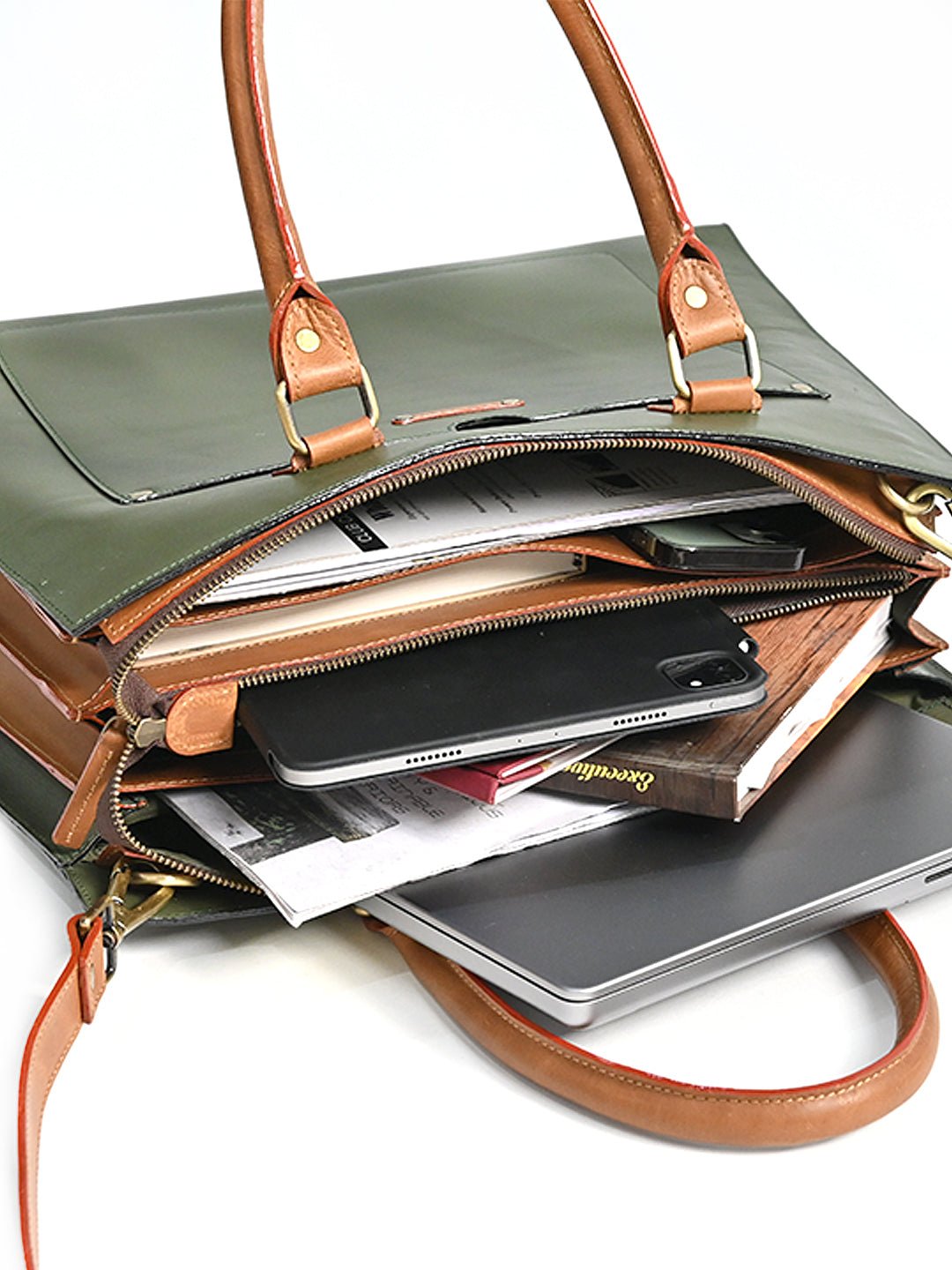 Olivia laptop bag strap detail — Art Avenue