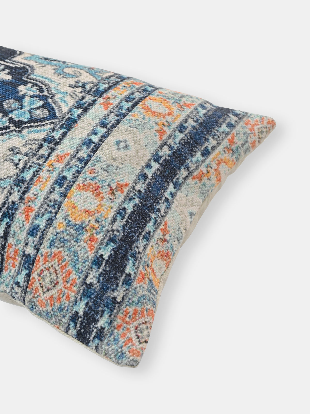 Persian Poem Printed Lumbar Cushion Cover