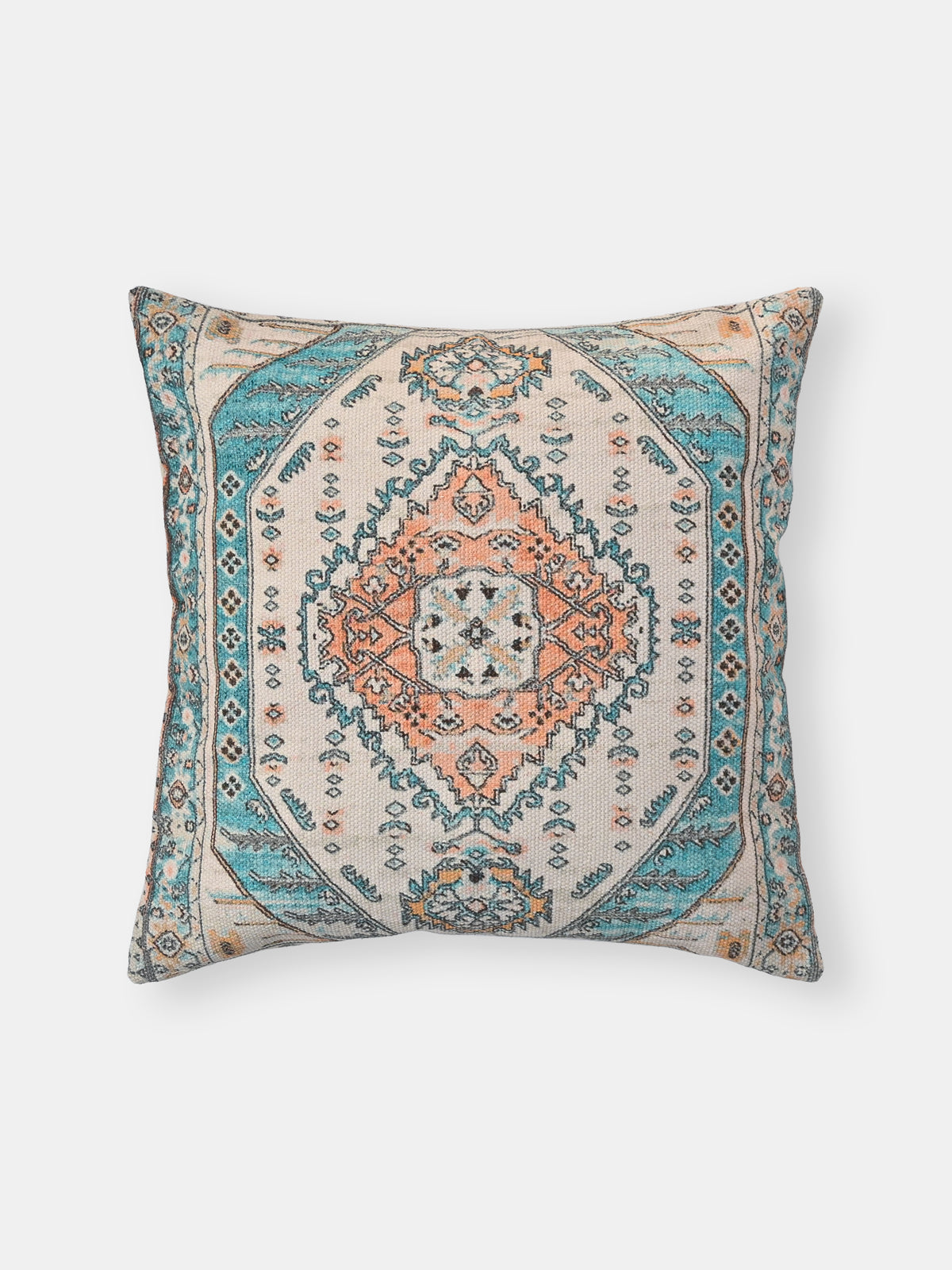 Saffron Sands Printed Square Cushion Cover