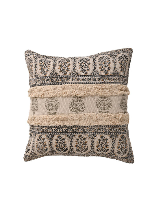 KETAK - COTTON PRINTED SQUARE CUSHION COVER - ART AVENUE