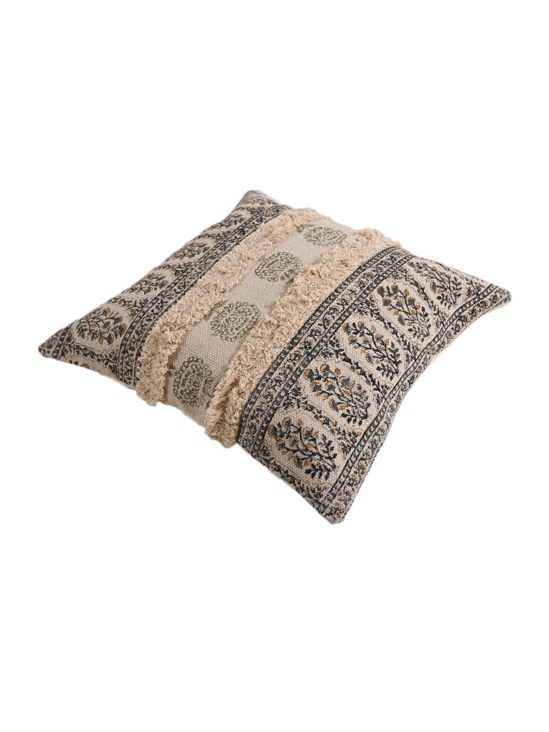 KETAK - COTTON PRINTED SQUARE CUSHION COVER - ART AVENUE